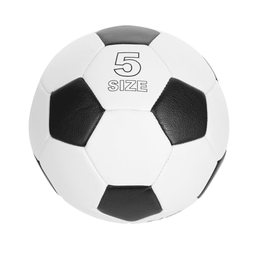 Alipis Size 5 Training Soccer Ball and Adults, Pu Machine-Stitched Football for 11-a-Side Matches, Sturdy Sports Ball for Outdoor and Indoor Practice