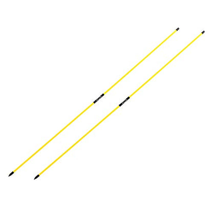 Callaway Alignment Stix, Golf Swing Trainer, Yellow, 48 Inches (Collapsible), Set of 2