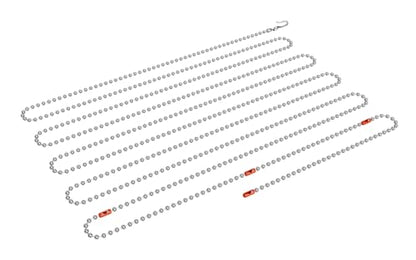 Great Call Athletics | Pro Volleyball Net Setter Measure Chain Volley Ball Setting Referee Kit Coach Beach NFHS Preset Height