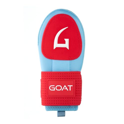 Baseball Sliding Mitt – Youth & Adult Protective Sliding Mitt – Ambidextrous Hand Guard for Baseball & Softball – Baserunning Safety Gear – Baseball Accessories - Multiple Color Options - color: Electric Blue & Red, size: Youth