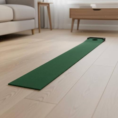 predolo Golf Putting Mat Non-Slip Putting Practice Mat Flannel Surface Athletic Gear for Golfers, Beginners, Home, Office, Outdoor