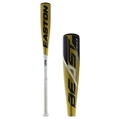 EASTON Beast Speed -11 (2 5/8") USA Youth Baseball Bat | 2019 | 1 Piece Aluminum | ATAC Alloy | Speed End Cap | Lizard Skin Grip
