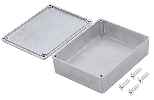 DaierTek 1590BB Aluminum Metal Stomp Box Case Guitar Pedal Enclosure Effect Enclosure Stomp Box Unpainted 120x94.5x34 MM