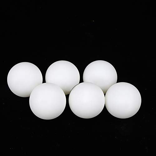 Table Tennis Balls, Long Time Use Pingpong Balls, for Beginner Training (6 White Plastic Buckets)