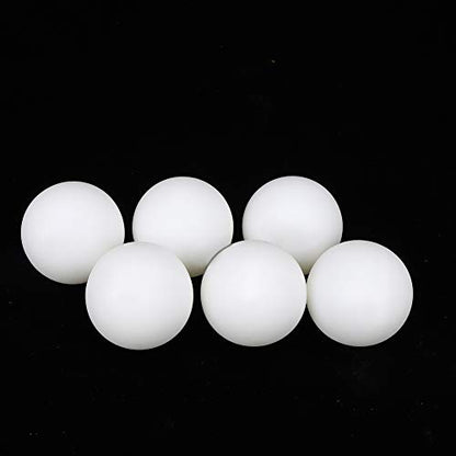 Table Tennis Balls, Long Time Use Pingpong Balls, for Beginner Training (6 White Plastic Buckets)