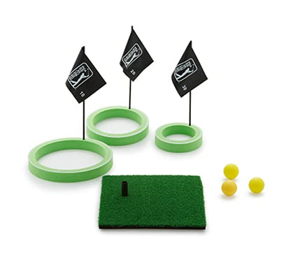 PGA TOUR Men's 3 Target Golf Chipping Game, Caviar, One Size