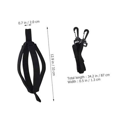 YARNOW 1set Volleyball Spike Trainer Strap Trainer for Hitting Practice and Jumping Drills for Ages Black