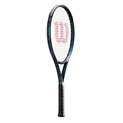 Wilson Ultra 108 V4.0 Performance Tennis Rackets, Strung with Sensation 16 Natural at Mid Range Tension - size: Grip Size 3 - 4 3/8"
