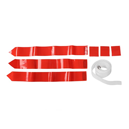 KANASI Football Belt Flag, PVC waist flag set with 3 flags for youth competition training games practices