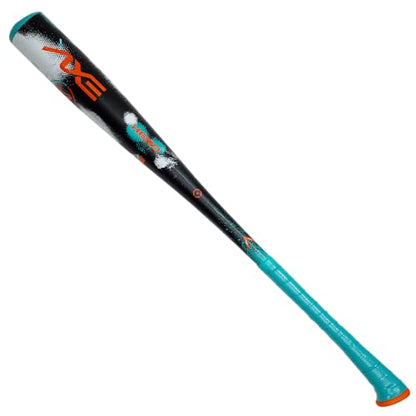 Axe | Hero | USA Baseball Bat | Drop -12 | 1-Piece Alloy | 2 1/2" Barrel | Riptide/Orange