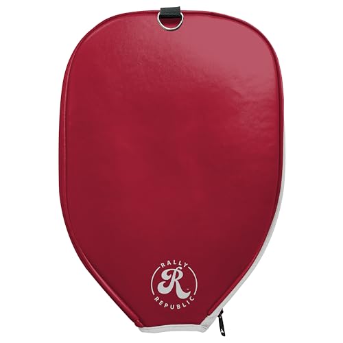 Officially Licensed Collegiate Pickleball Paddle Cover - Lightweight PU Leather Material - Durable Foam Interior Protection with Zippered Closure - Fits Most Paddles on the Market - color: Indiana Hoosiers