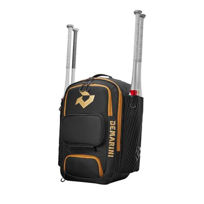DeMarini Spectre V2 Baseball/Softball Bags - color: Black/Copper, style: Backpack