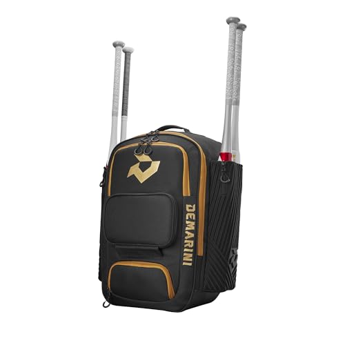 DeMarini Spectre V2 Baseball/Softball Bags - color: Black/Copper, style: Backpack