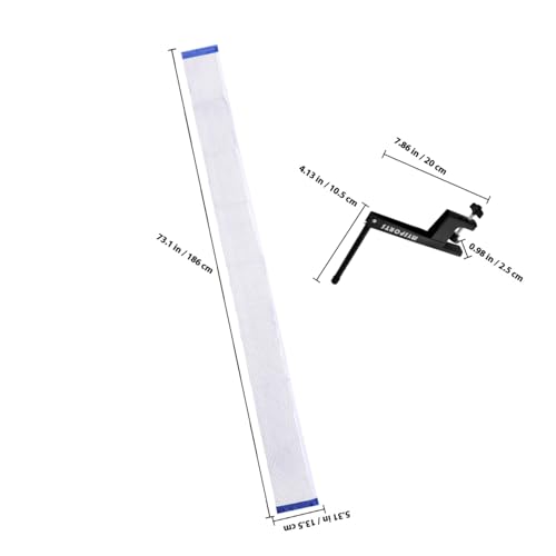 GANAZONO Portable Table Tennis Net Set with Elastic Mesh for Games Easy to Setup Ball Containment and Consistent Play Experience