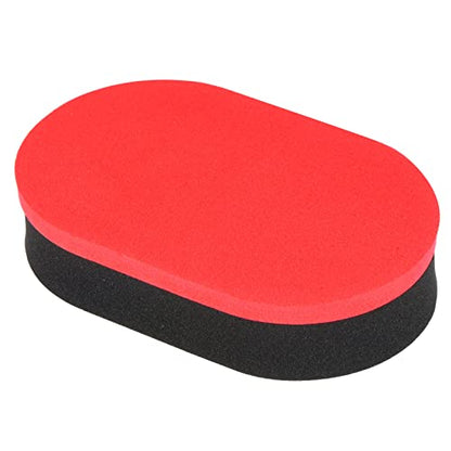 PATIKIL Table Tennis Rubber Cleaner, Ping Pong Cleaning Sponge Paddle Cleaner Racket Care Soft, Red Black