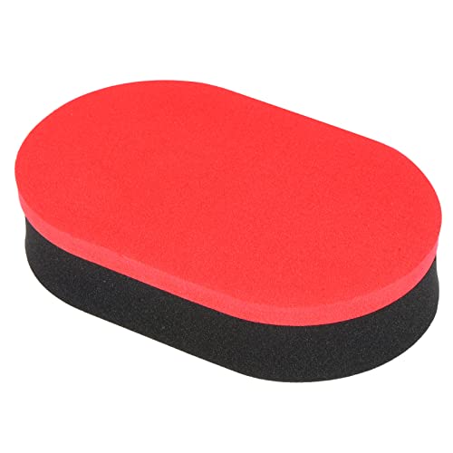 PATIKIL Table Tennis Rubber Cleaner, Ping Pong Cleaning Sponge Paddle Cleaner Racket Care Soft, Red Black