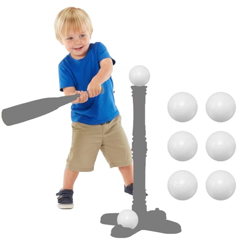 T-Ball Replacement Balls Compatible with Little Tikes TotSports - 6PCS 2.7"(7cm) Plastic T Balls, Compatible with Little Tikes Accessories