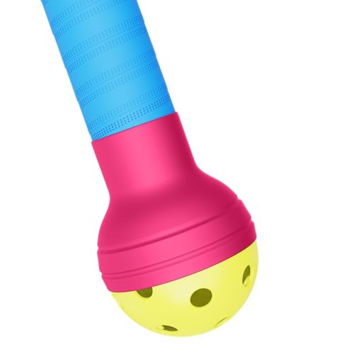 Great Call Athletics Pickleball Picker 2 Pack Ball Retriever Picker Upper Pickle Grabber Universal Suction Paddle Grip Carbon - color: Pink