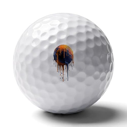 Basketball Dripping Practice Golf Balls Realistic Feel Long Lasting Limited Flight for Indoor Outdoor Training