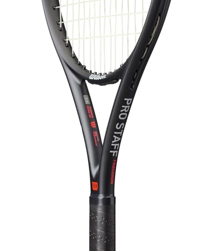 Wilson Pro Staff Precision NXT 26 Recreational Tennis Racket - Black/Red, Grip Size 0-4"