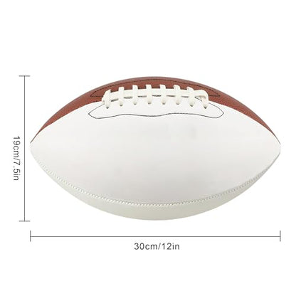 EDSG Custom Football Groomsmen Gifts 2026 Graduation Gifts for Him High School Personalized Footballs Junior Footballs Class of 2026 Full 12-Inch Football Gifts for Coach Dad Fan Birthday - color: Design 1