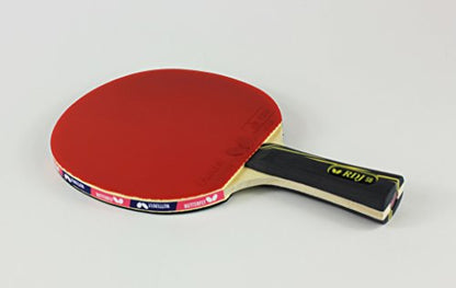 Butterfly RDJ S6 Shakehand Table Tennis Racket | RDJ Series | Offers An Ideal Balance Of Speed, Spin And Control | Recommended For Beginning Level Players