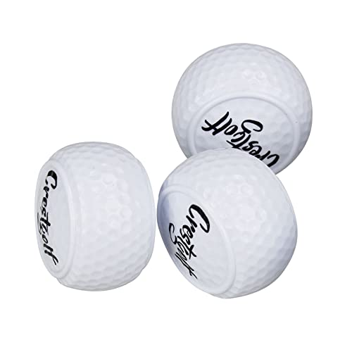 Youngy Flat Shaped Golf Ball Putting Training Aid Portable Golf Practice Ball Lightweight Golf Training Balls Accessories