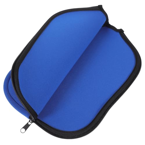 BESPORTBLE Table Tennis Paddle Case and Racket Storage Bag, Neoprene Protective Sleeve with Anti-scratch and Shockproof Features, Blue Cover for Indoor and Outdoor Games