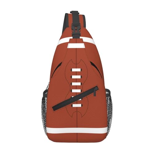 Football Sling Backpack Crossbody Shoulder Bag Purse Chest Bag for Men Women A - color: Football a