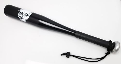Ultima Supply Baseball Bat, Aluminum One Hand 18-Inch Training Bat, Softball Bat, Home/Car/Self Defense, Batting Practice, Aluminum Bat, Truck Tire Checker Bat Fishwacker Camping Gear tire Thumper - style: Skull