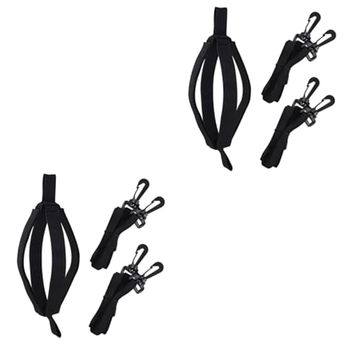 SUPVOX 2 Sets Volleyball Training Belt Volleyball Practice Equipment Vertical Jump Trainer Volleyball Exercise - color: Blackx2pcs, size: 87x1.3cmx2pcs