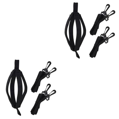 SUPVOX 2 Sets Volleyball Training Belt Volleyball Practice Equipment Vertical Jump Trainer Volleyball Exercise - color: Blackx2pcs, size: 87x1.3cmx2pcs