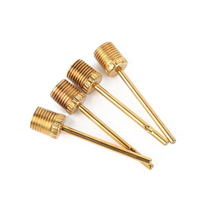 3 Pack Pump Inflating Needles,No Break Heavy Duty Air Pump Needles for Balls, Stainless Steel Body，Gold