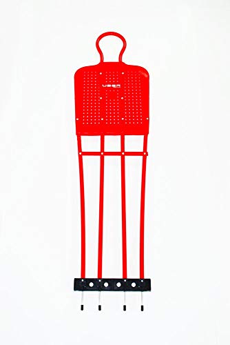 Rugged Soccer Free-Kick Training Mannequin - Red - Durable PVC - 4 Styles (Small, Medium, Large, and Spring Loaded) - style: Style #4 - Large - Spring Loaded