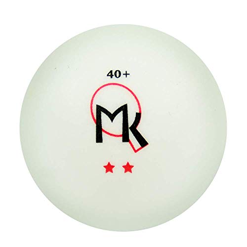 Vortex Table Tennis Racket 4-Player Set, Pips-Out With Sponge, Red & Black Rubber Surface, 1.5mm Sponge Layer, Flared Handle, Includes Three 2-Star Balls
