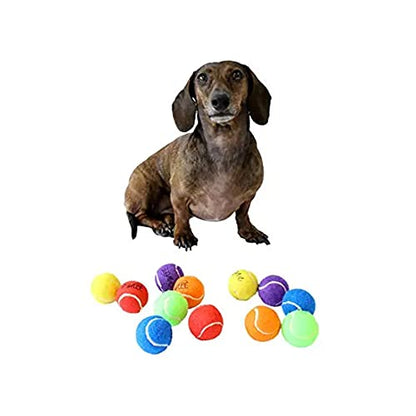 Midlee X-Small Dog Tennis Balls 1.5" Pack of 12 (Solid, 1.5 inch) - color: Multicolored