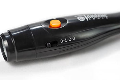 Tandem Sport 3 Tone Electronic Whistle - Loud Electric Whistle for Coaches - 3 Tone Handheld Whistle for Referees, Practices, Games - Multipurpose Coaching Whistle with Lanyard - Black