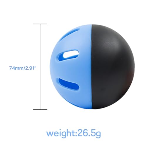 Baseball Practice Ball EVA Training Lightweight Hollows for Hitting Batting Baseball Practice Ball - size: 12 pieces
