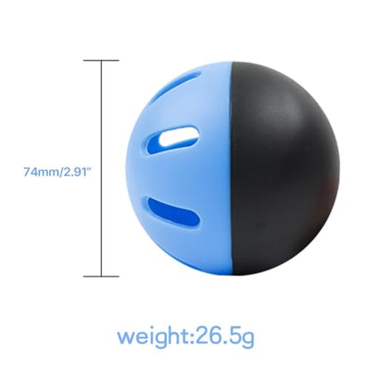 Baseball Practice Ball EVA Training Lightweight Hollows for Hitting Batting Baseball Practice Ball - size: 12 pieces