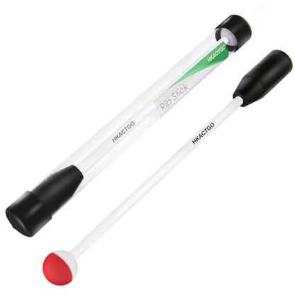 Rib Stick,Golf Training Swing Aid,Golf Training Aid,Chipping Training Aid,Golf Alignment Sticks,Rotation and Golf Wrist Hinge Trainer Fits Mens, Womens,Kids/Junior Clubs,White