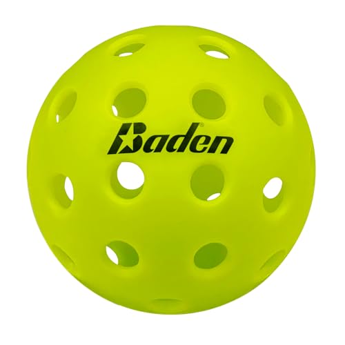 Baden Rival 40 Pickleball Balls | Set of 3 | USAPA Approved | Durable for Consistent Play | Neon Green - color: Neon Green