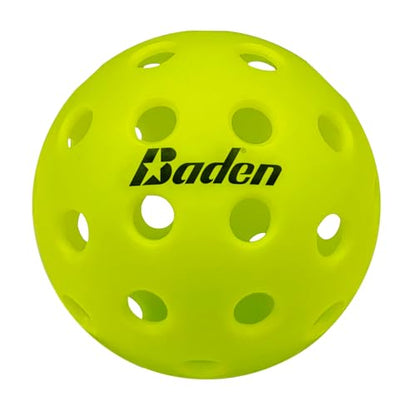 Baden Rival 40 Pickleball Balls | Set of 3 | USAPA Approved | Durable for Consistent Play | Neon Green - color: Neon Green