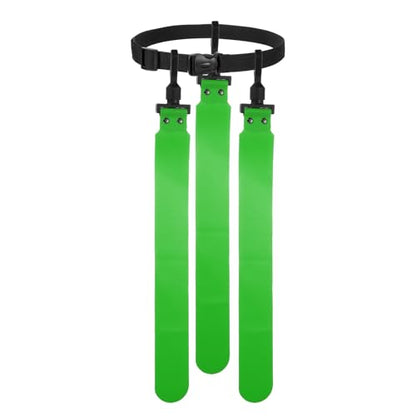 Flag Football Set, Adjustable Flag Football Belt - color: Green