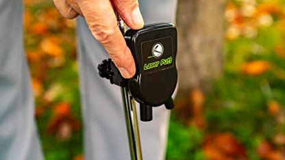 by Laser Focus Golf - Putting Training Aid with Green Laser for Alignment and Red Laser for Distance Control