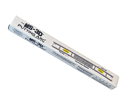 The Putting Arc - MS3D Model - Golf Training Aid Used to Perfect Your Putting and Reduce Your Score! - Practice and Master Your Putting Fundamentals! - Midnight Black - Proudly Made in The USA