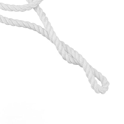 Basketball Net Replacement Polyester Anti Whip All Weather Net Fits Standard Indoor Outdoor Rims White