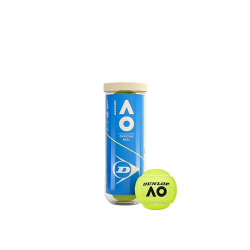 Dunlop Tennis Ball Australian Open - for Clay, Hard Court and Grass