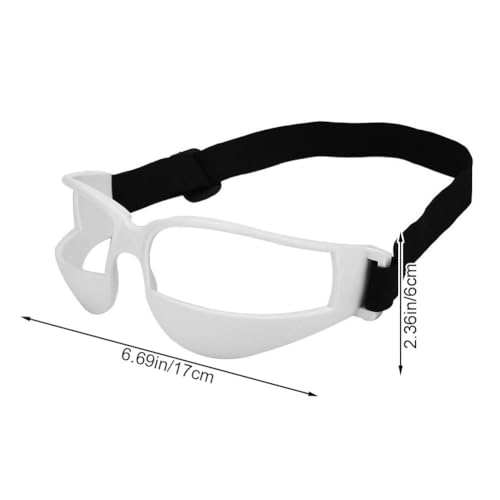 Basketball Dribbling Goggles Adjustable Sport Training Glasses Aid for Training Aid Basketball Equipment Safety Specs for Adult Teenagers Youth