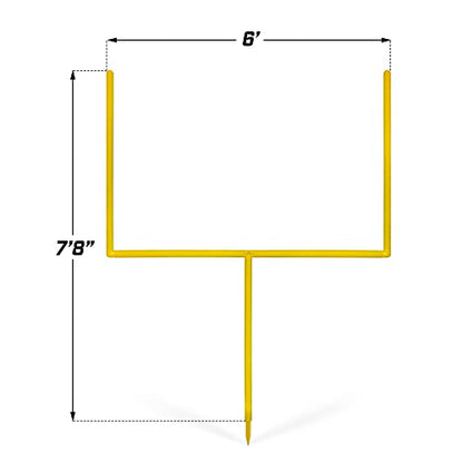 GoSports Football Field Goal Post - 6 or 8 ft Backyard Football Game - style: 8 ft PRO