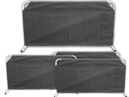 Pickleball Divider Table Tennis Baffle, 5LB Heavy Duty Ping Pong Field Fence Surround Barrier Block for Basketball or Badminton Court, 56" Wx 30" H Oxford 420D Black